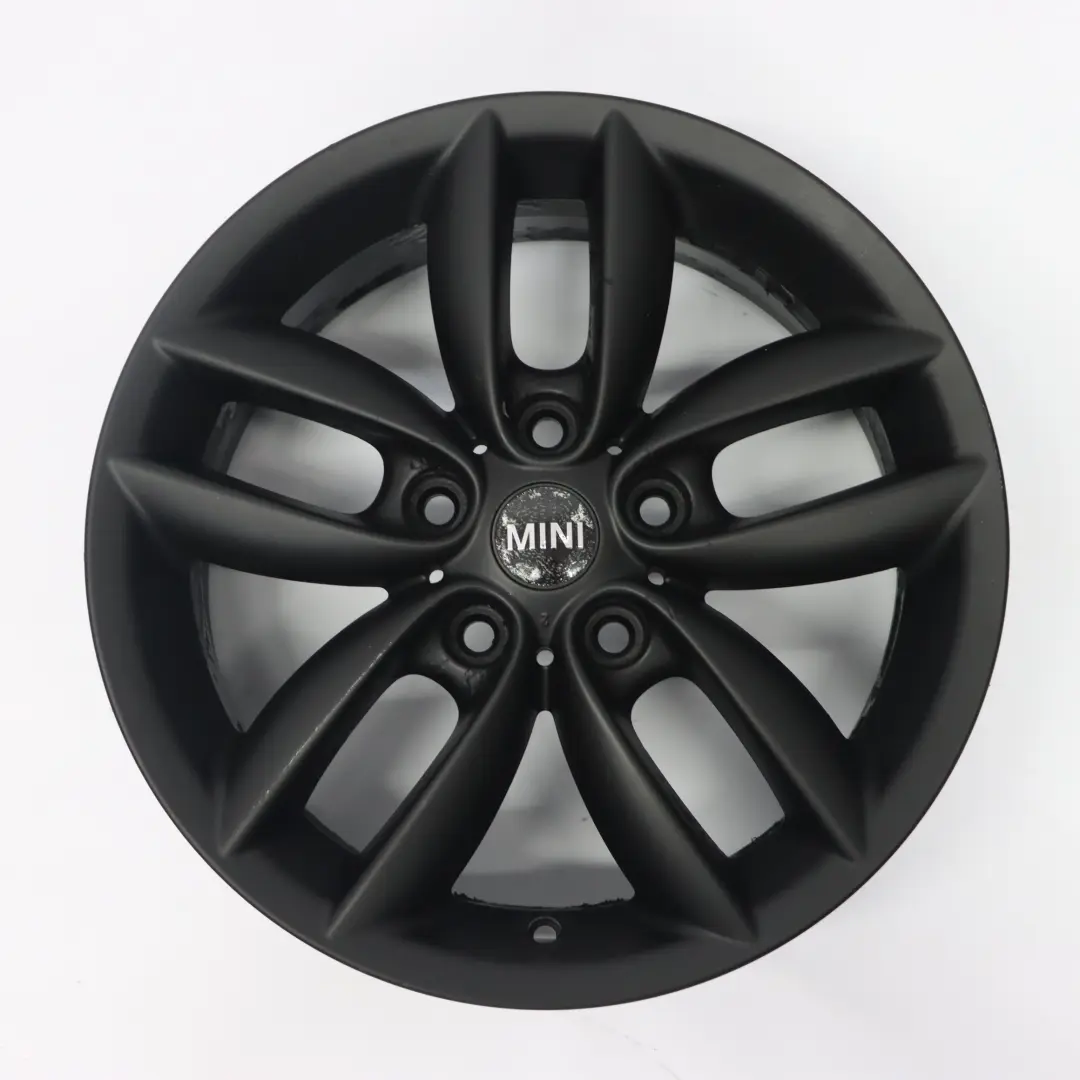 Mini Cooper R60 R61 Black Wheel Alloy Rim 17" 7J 5-Star Double Spoke 124