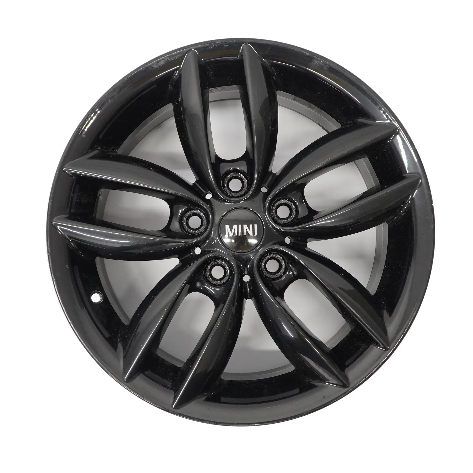 Mini Cooper One R60 R61 Black Wheel Alloy Rim 17" 7J 5-Star Double Spoke 124