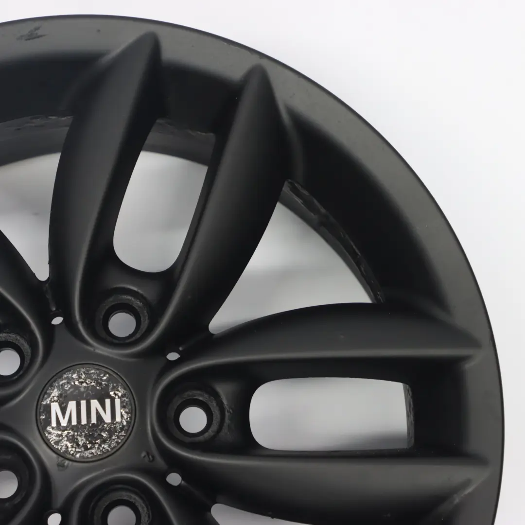 Mini R60 R61 Black Wheel Alloy Rim 17" 7J 5-Star Double Spoke 124