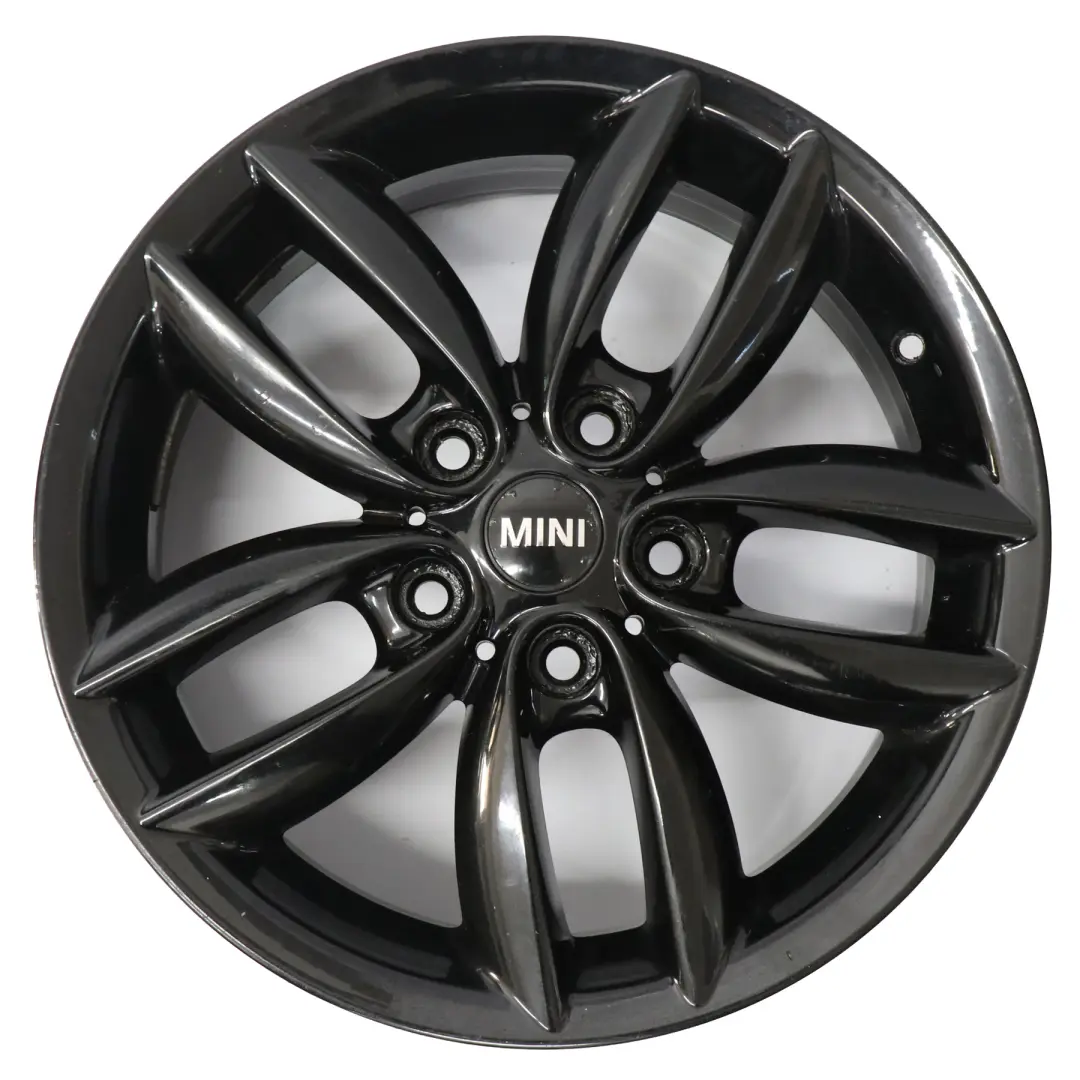 Mini Cooper R60 R61 Black Wheel Alloy Rim 17" 7J 5-Star Double Spoke 124