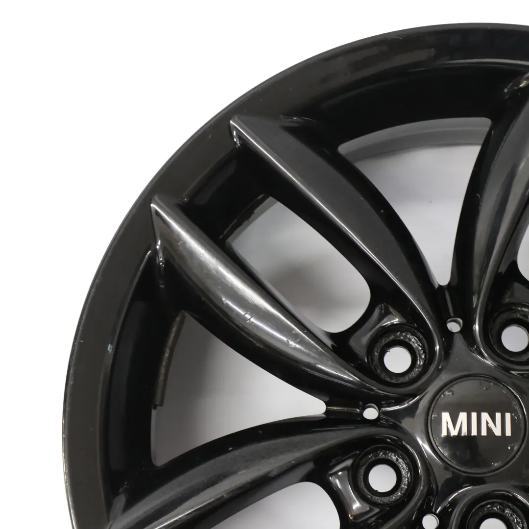 Mini Cooper R60 R61 Black Wheel Alloy Rim 17" 7J 5-Star Double Spoke 124