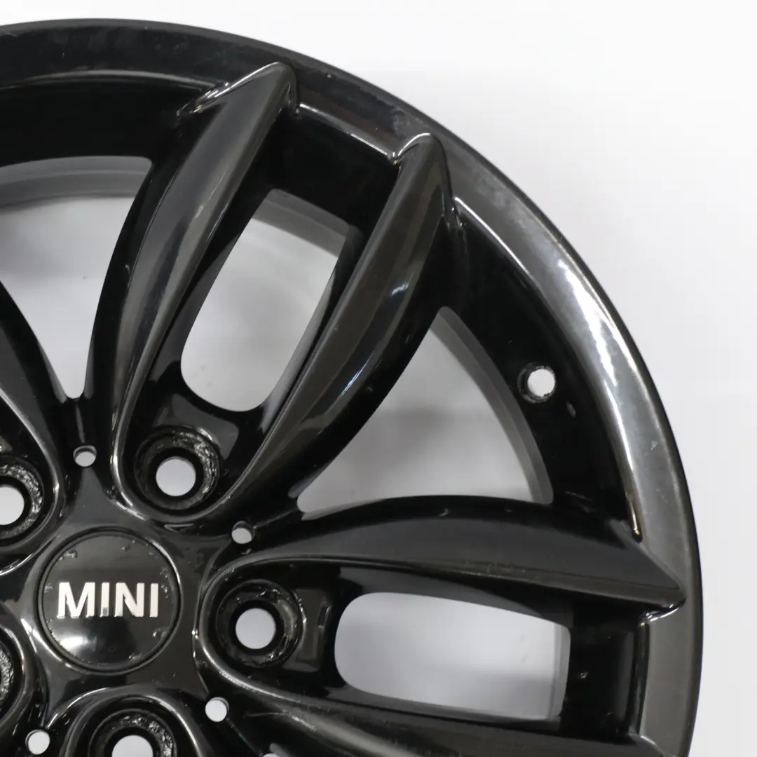 Mini Cooper R60 R61 Black Wheel Alloy Rim 17" 7J 5-Star Double Spoke 124