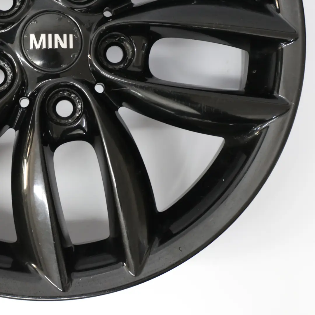 Mini Cooper R60 R61 Black Wheel Alloy Rim 17" 7J 5-Star Double Spoke 124