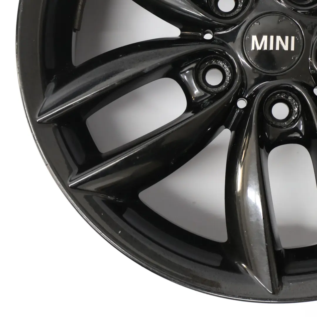 Mini Cooper R60 R61 Black Wheel Alloy Rim 17" 7J 5-Star Double Spoke 124