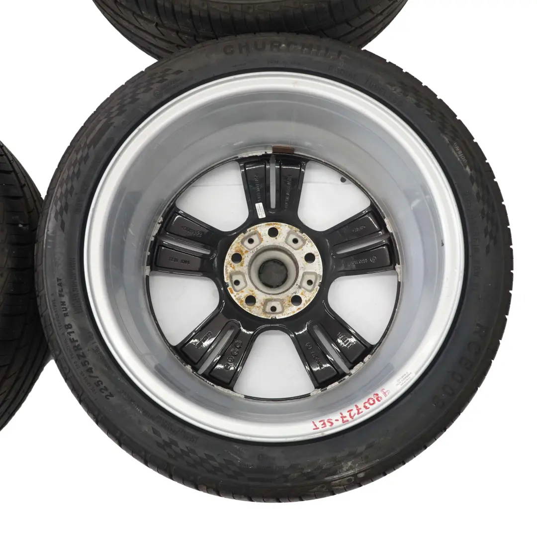 Mini R60 R61 Komplettes 4x Rad Alufelgen 18" ET:52 7,5J 5 Star Double Spoke 127