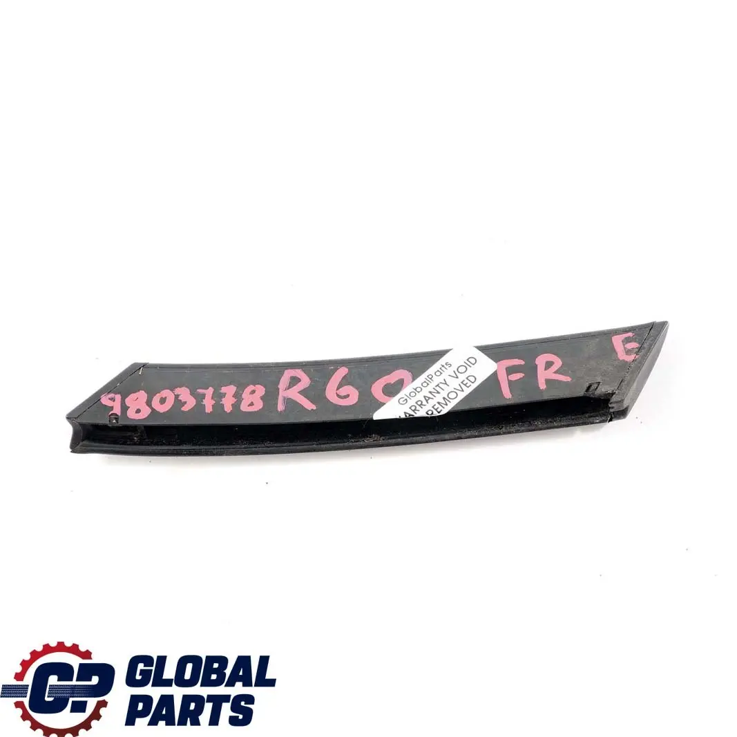 Mini Cooper R60 R61 Panel lateral delantero derecho Moldura Cromo 9803778