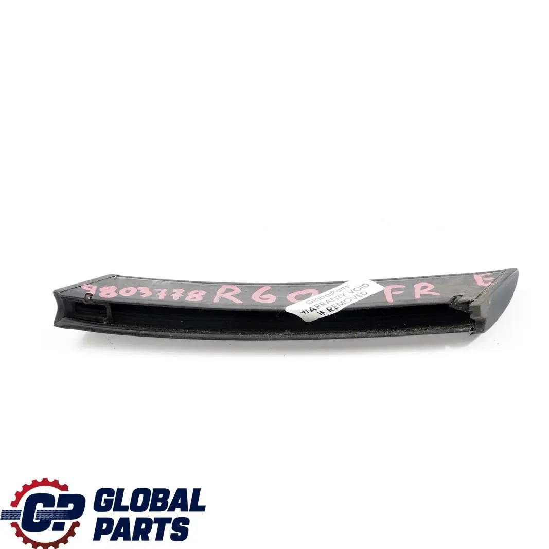 Mini Cooper R60 R61 Panel lateral delantero derecho Moldura Cromo 9803778