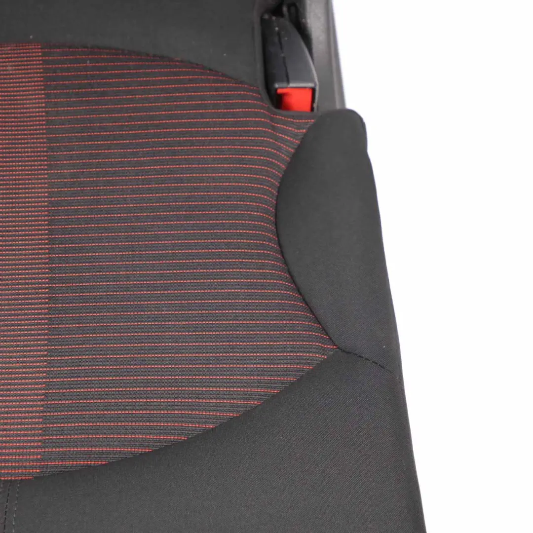 Mini R60 Rear Seat Folding Right O/S Countryman Cloth Leather Parallel Lines Red