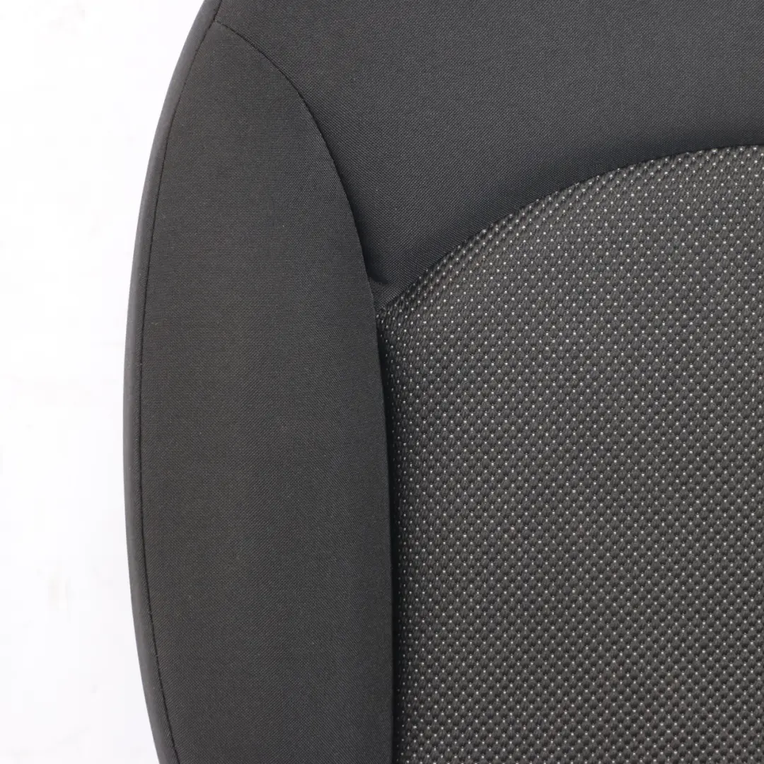 Mini Cooper R60 Countryman Rear Right O/S Folding Seat Cloth Fabric Carbon Black