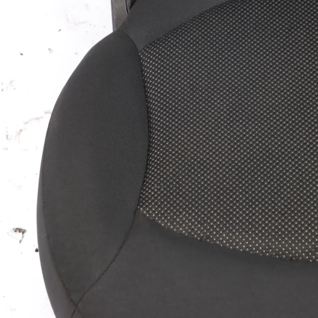 Mini Cooper R60 Countryman Rear Right O/S Folding Seat Cloth Fabric Carbon Black