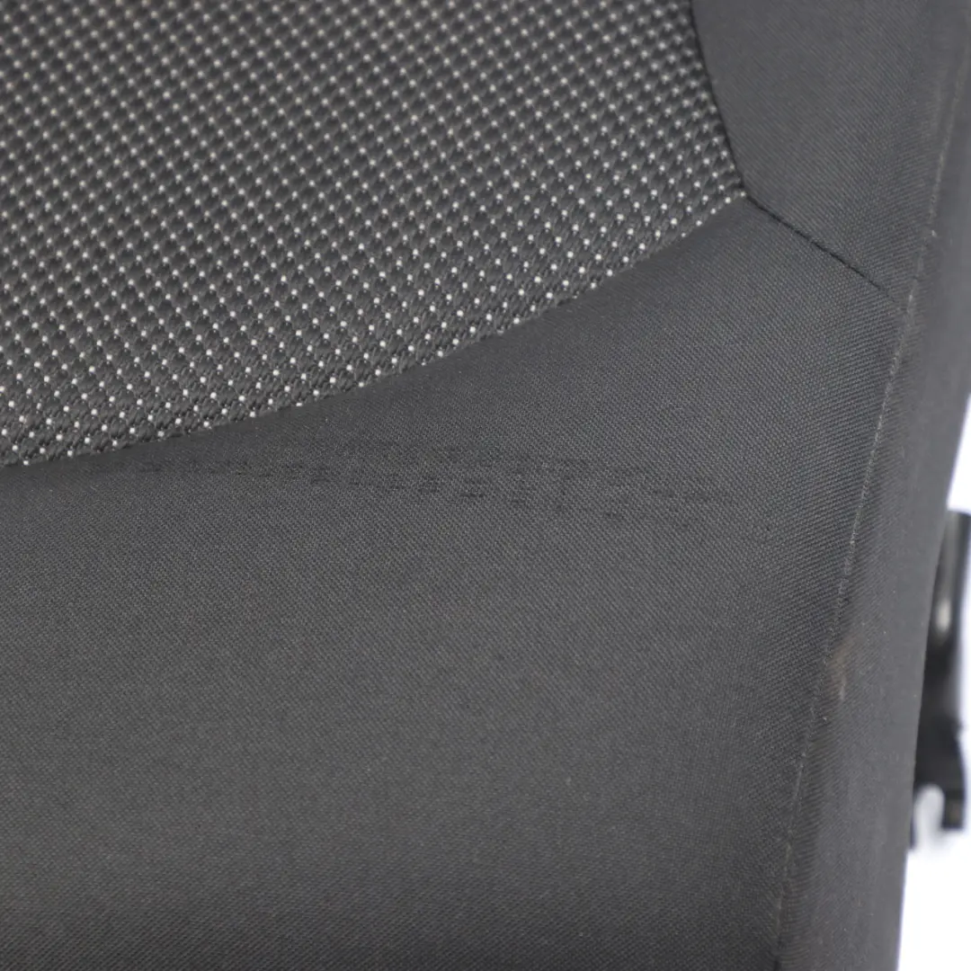 Mini Cooper R60 Countryman Rear Right O/S Folding Seat Cloth Fabric Carbon Black