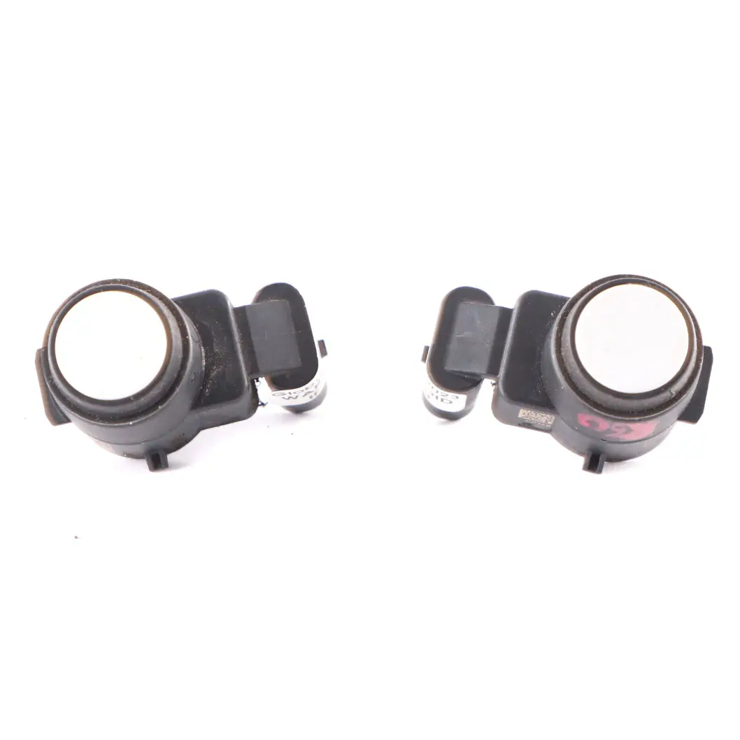 2 x Mini R60 Trasero PDC Sensor ultrasónico aparcamiento Luz Blanco Set 9805524