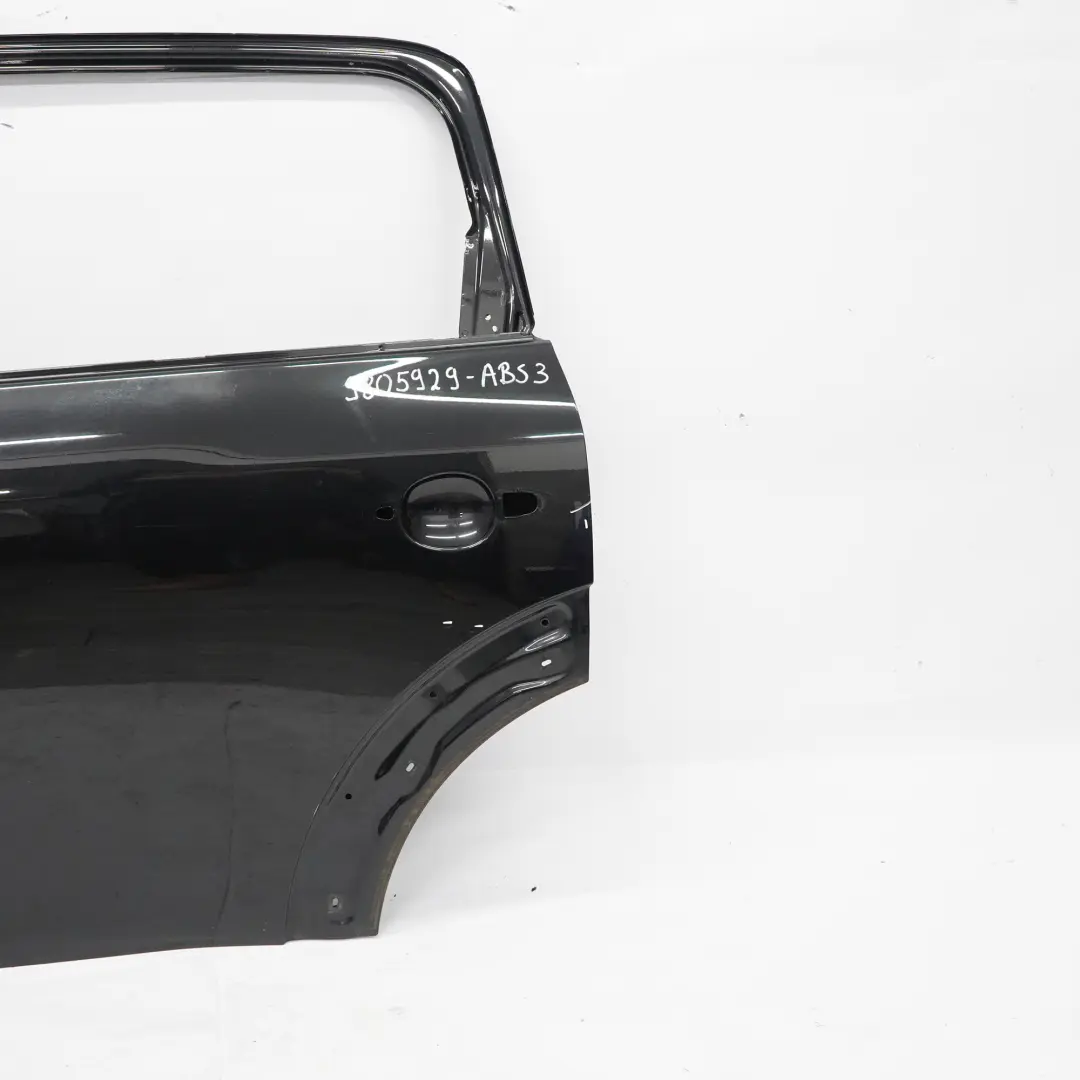 Door Rear Mini Countryman R60 Left N/S Covering Absolute Black Metallic - B11