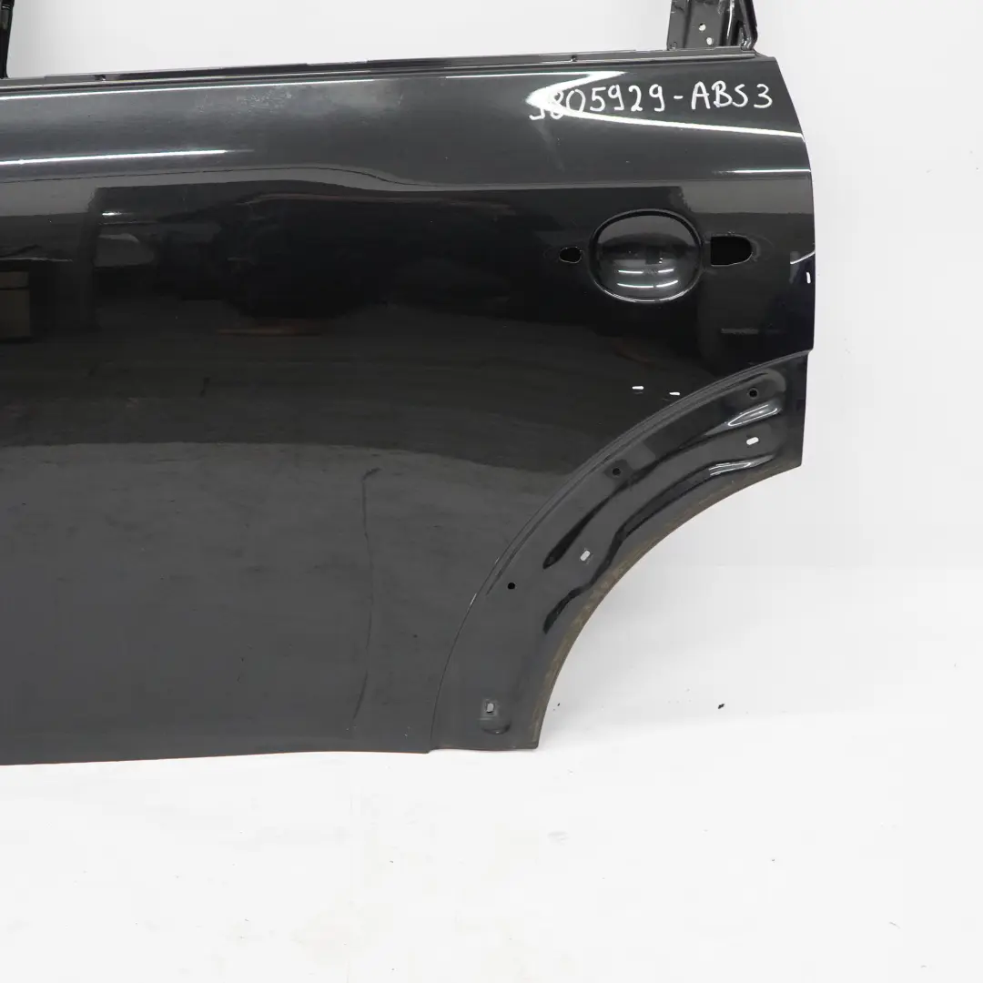 Door Rear Mini Countryman R60 Left N/S Covering Absolute Black Metallic - B11