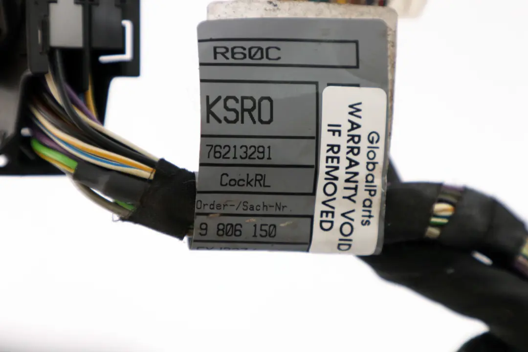 Mini Cooper R60 R61 Wiring Cable Harness Instrument Dashboard Dash 9806150