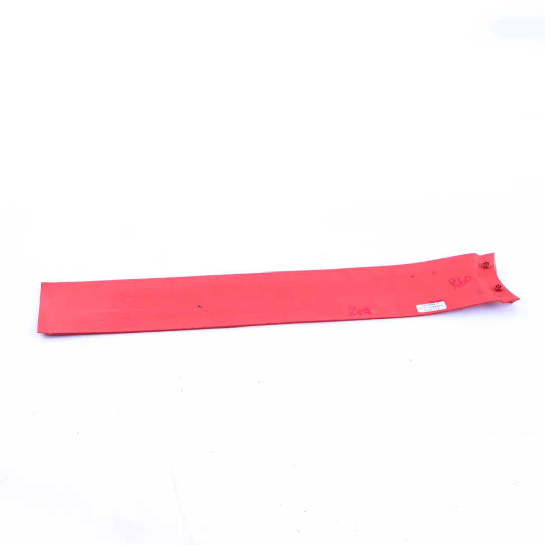 Mini Countryman R60 Centre Console Mat Insert Long Rail Pure Red 9801474