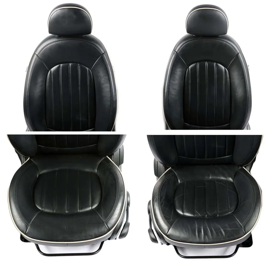 Mini Cooper R60 Countryman Sport Heated Black Leather Lounge Interior Seats Seat