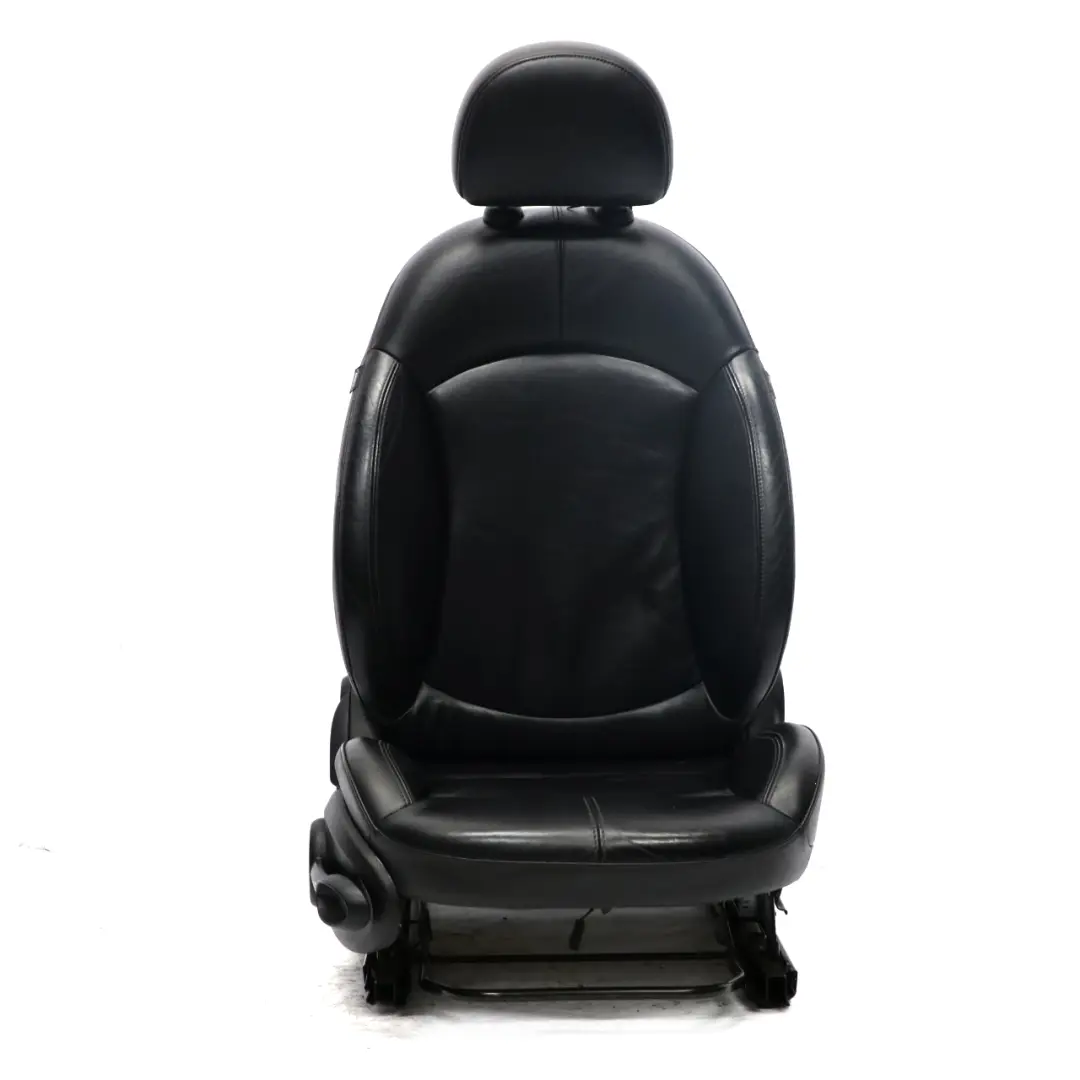 Front Seat Mini Cooper R60 Sport Heated Right O/S Leather Gravity Carbon Black