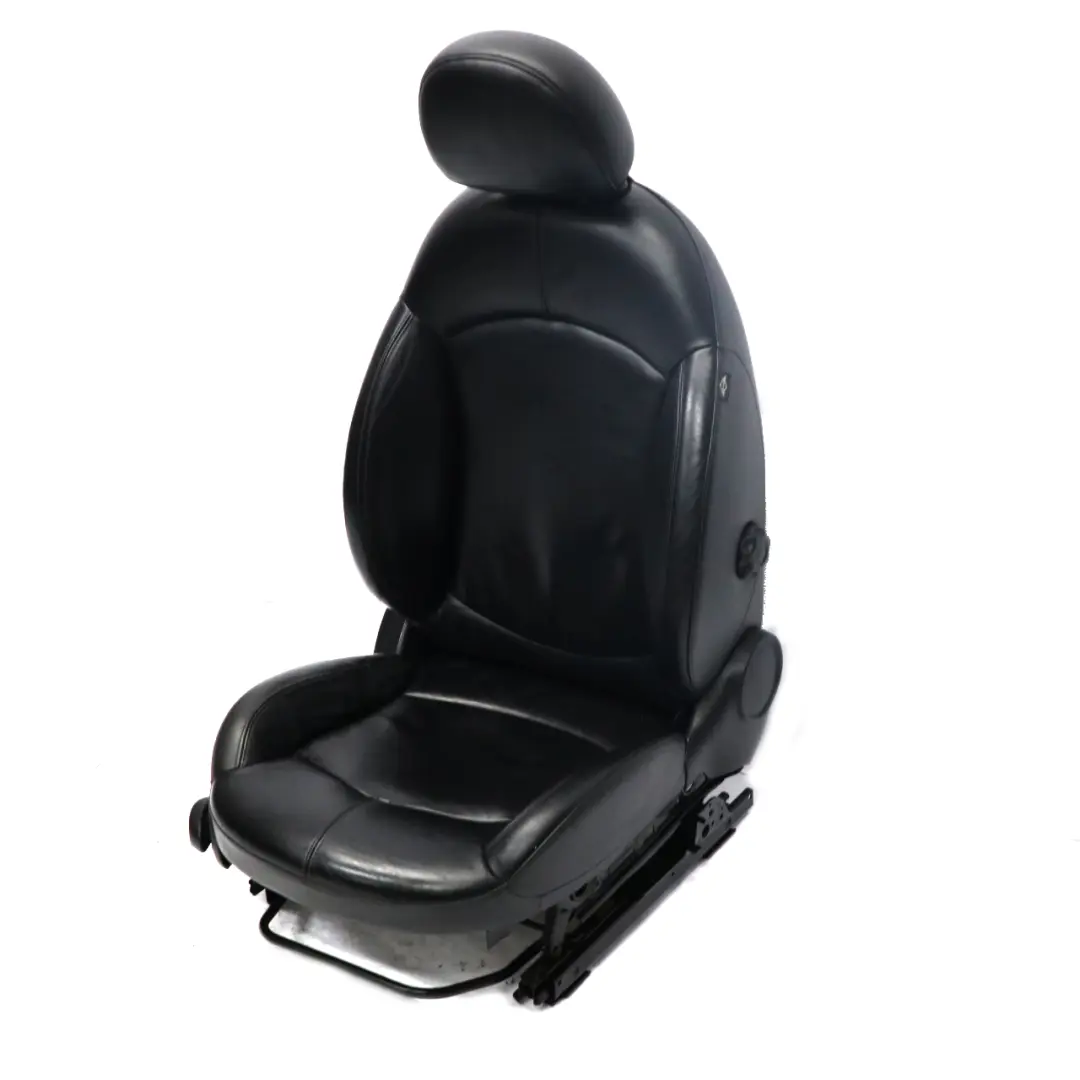 Front Seat Mini Cooper R60 Sport Heated Right O/S Leather Gravity Carbon Black