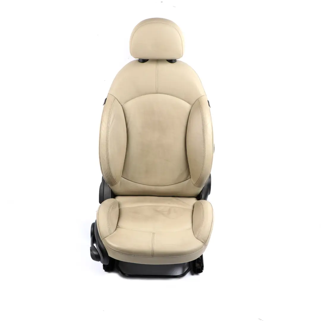 Front Seat Mini Cooper R60 Sport Right O/S Leather Gravity Polar Beige