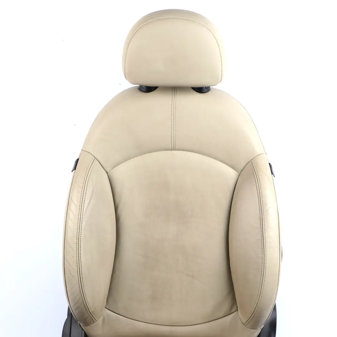 Front Seat Mini Cooper R60 Sport Right O/S Leather Gravity Polar Beige