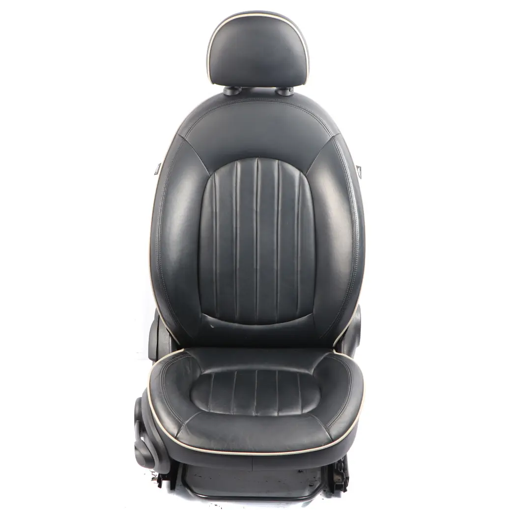 Mini Cooper One R60 Front Seat Sport Right O/S Interior Black Leather Lounge