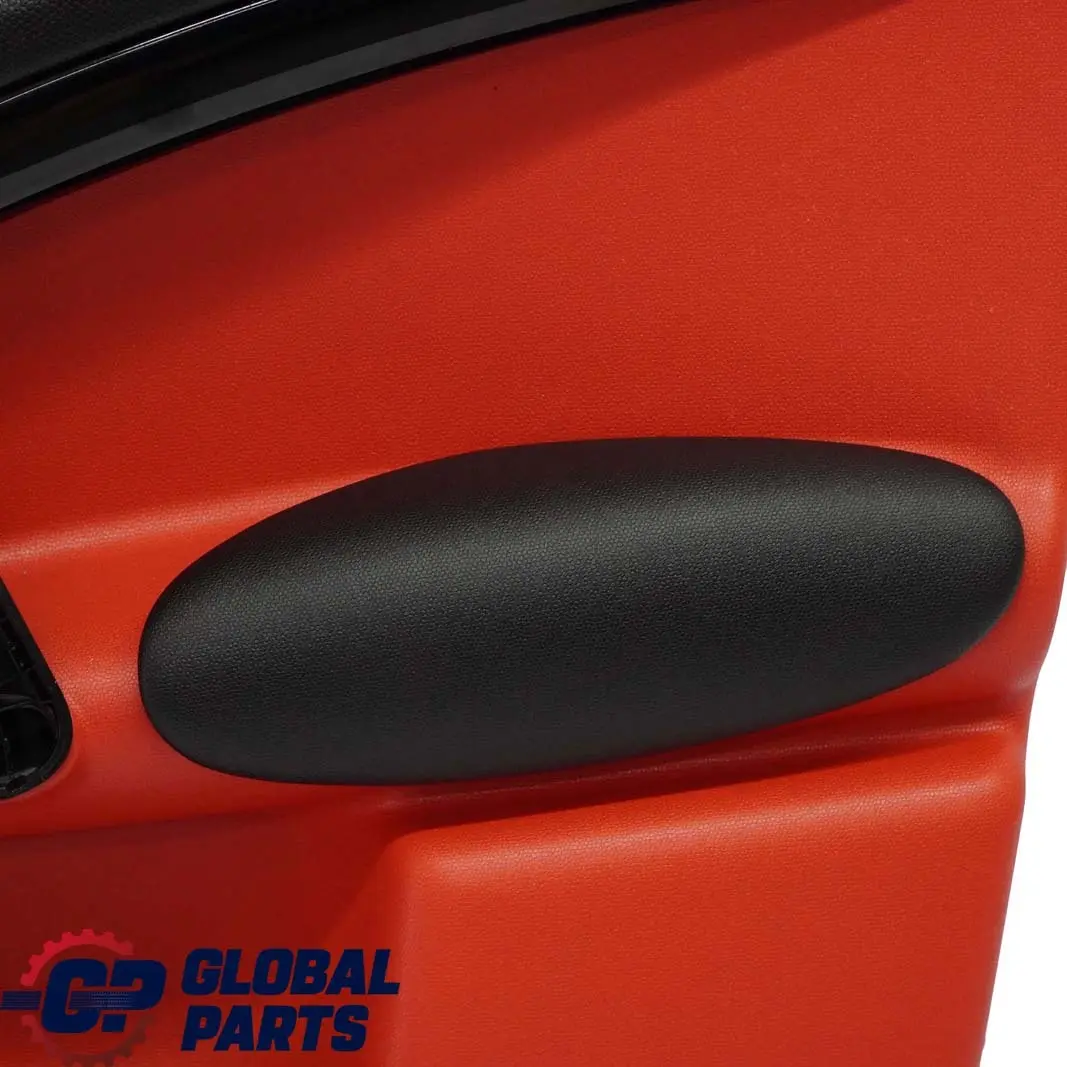 BMW Mini Countryman R60 Front Right O/S Door Card Trim Panel Black Pure Red