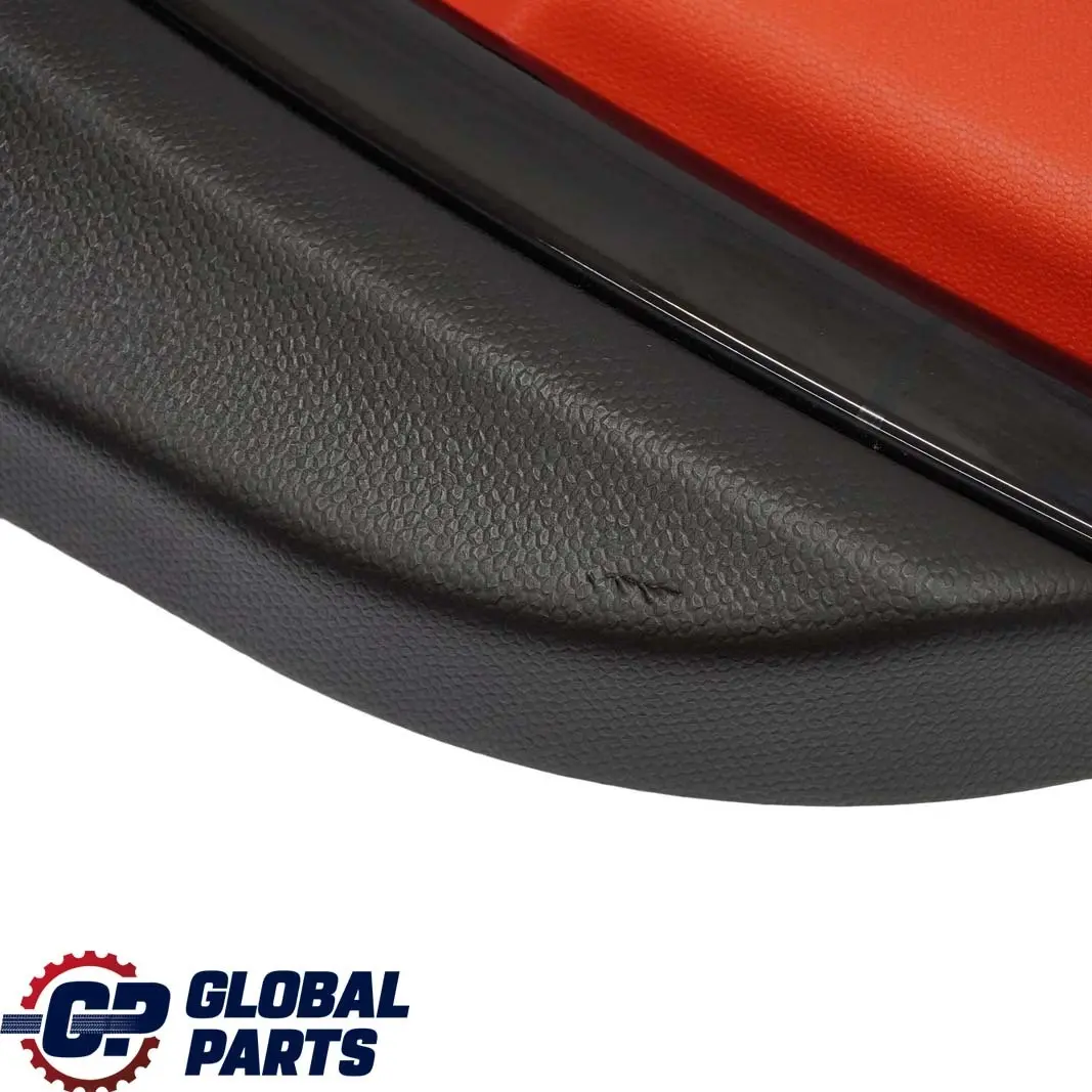 BMW Mini Countryman R60 Front Right O/S Door Card Trim Panel Black Pure Red