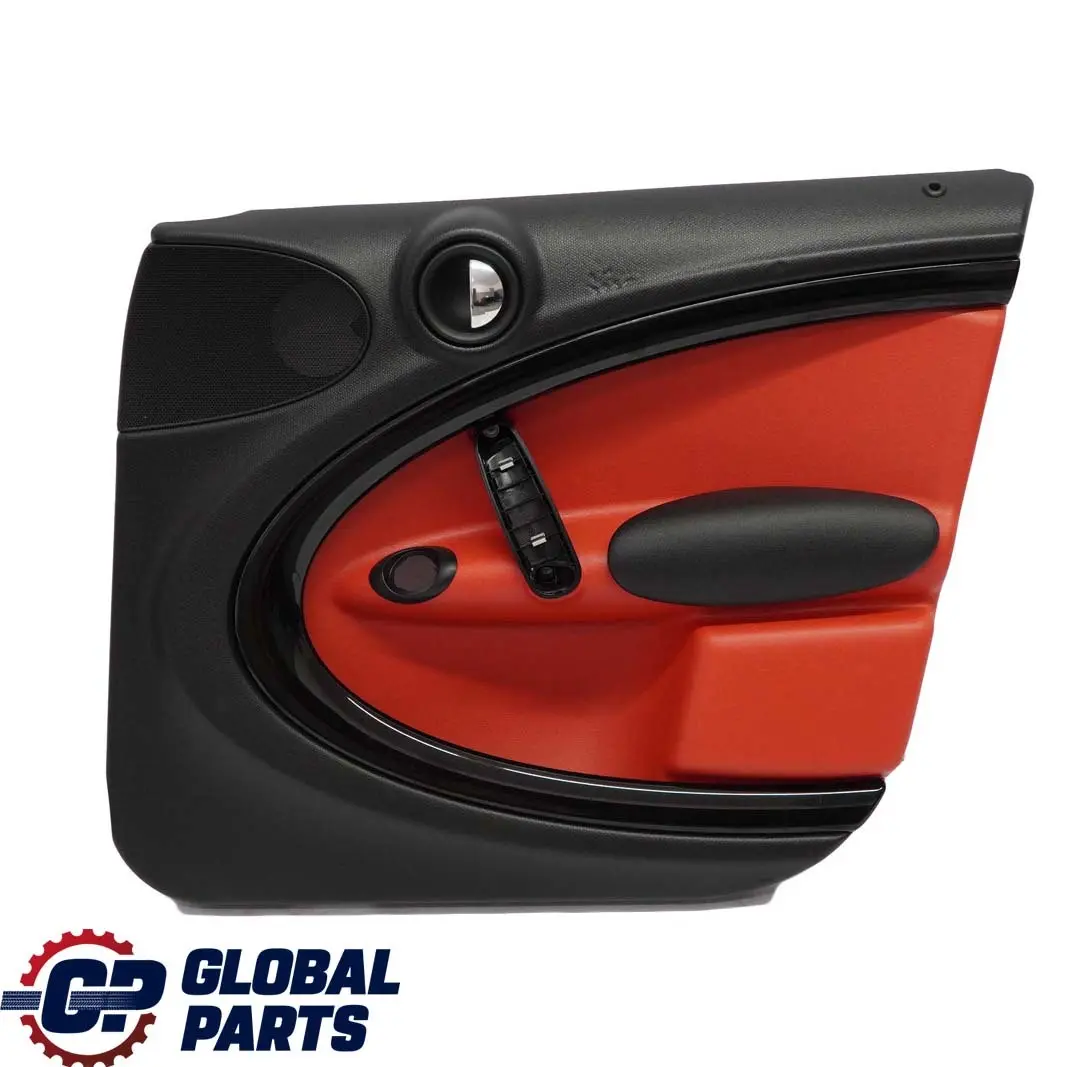 Mini R60 Delantera Derecha Tarjeta Puerta Panel de Ajuste Negro Rojo Puro