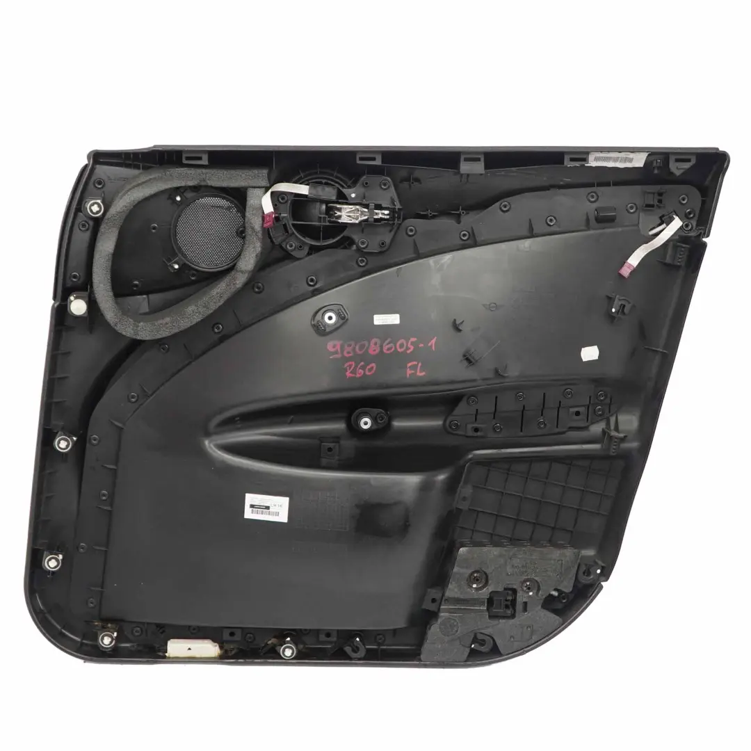 Mini Countryman Door Card R60 Front Left N/S Trim Panel Carbon Black