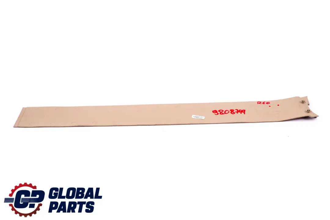Mini Countryman R60 Einlegematte Schiene lang Mitte Polar Beige 9801475