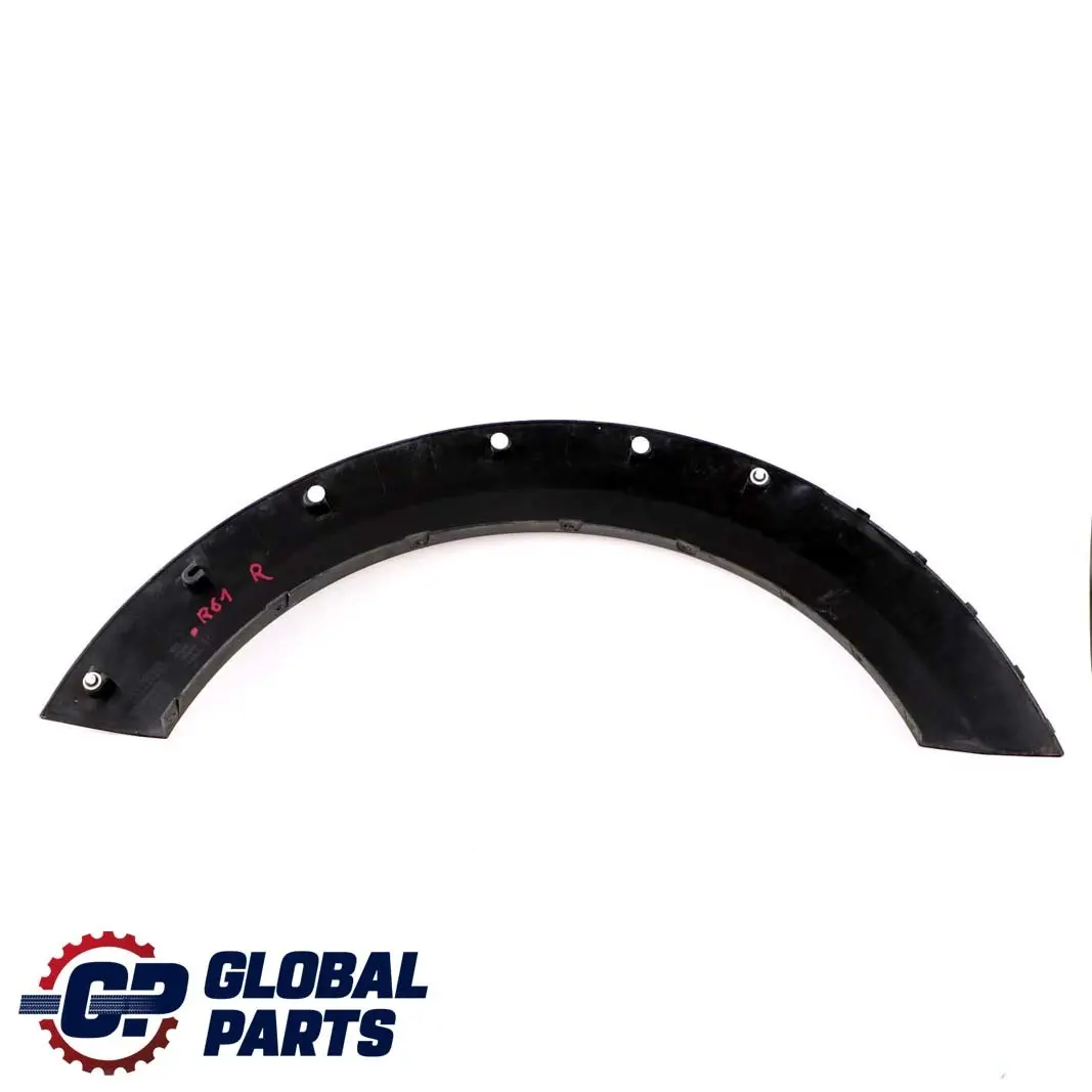 Mini Paceman R61 Tapa Panel Paso De Rueda Trasero Derecho Negro 9808944