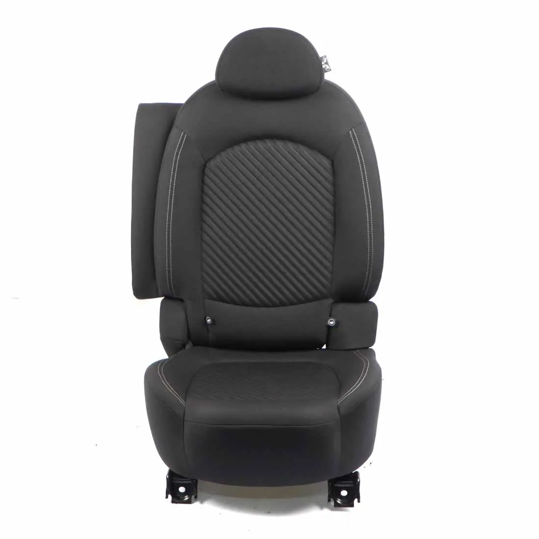 MINI R61 Paceman Cloth Fabric Diagonal Track Carbon Black Rear Left Seat