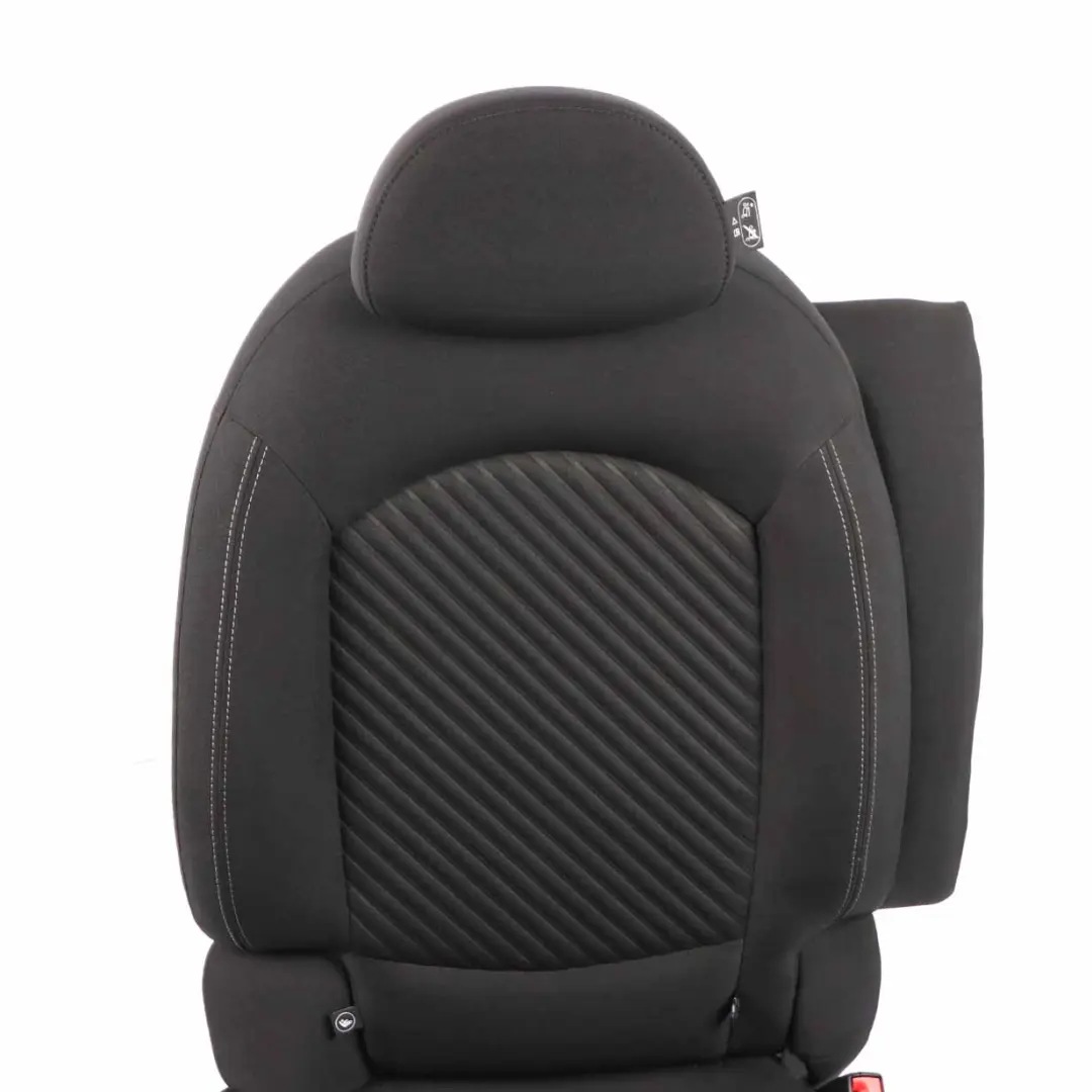 MINI R61 Paceman Cloth Fabric Diagonal Track Carbon Black Rear Right O/S Seat