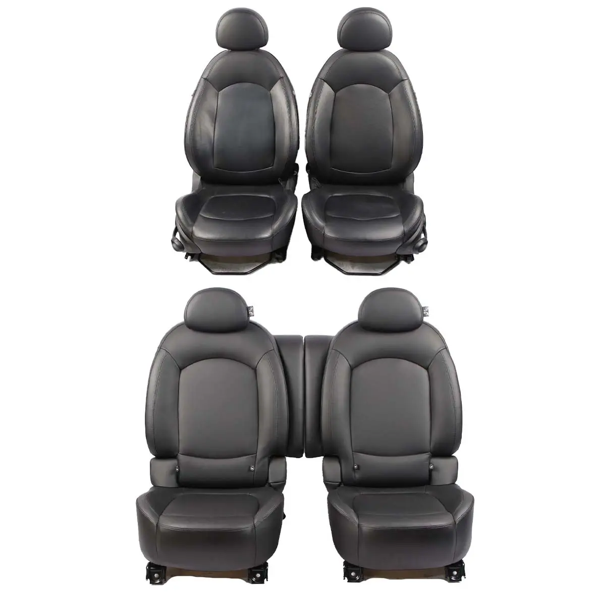 Seats Mini Paceman R61 Cooper Full Black Leather Gravity Front Rear Seat Set