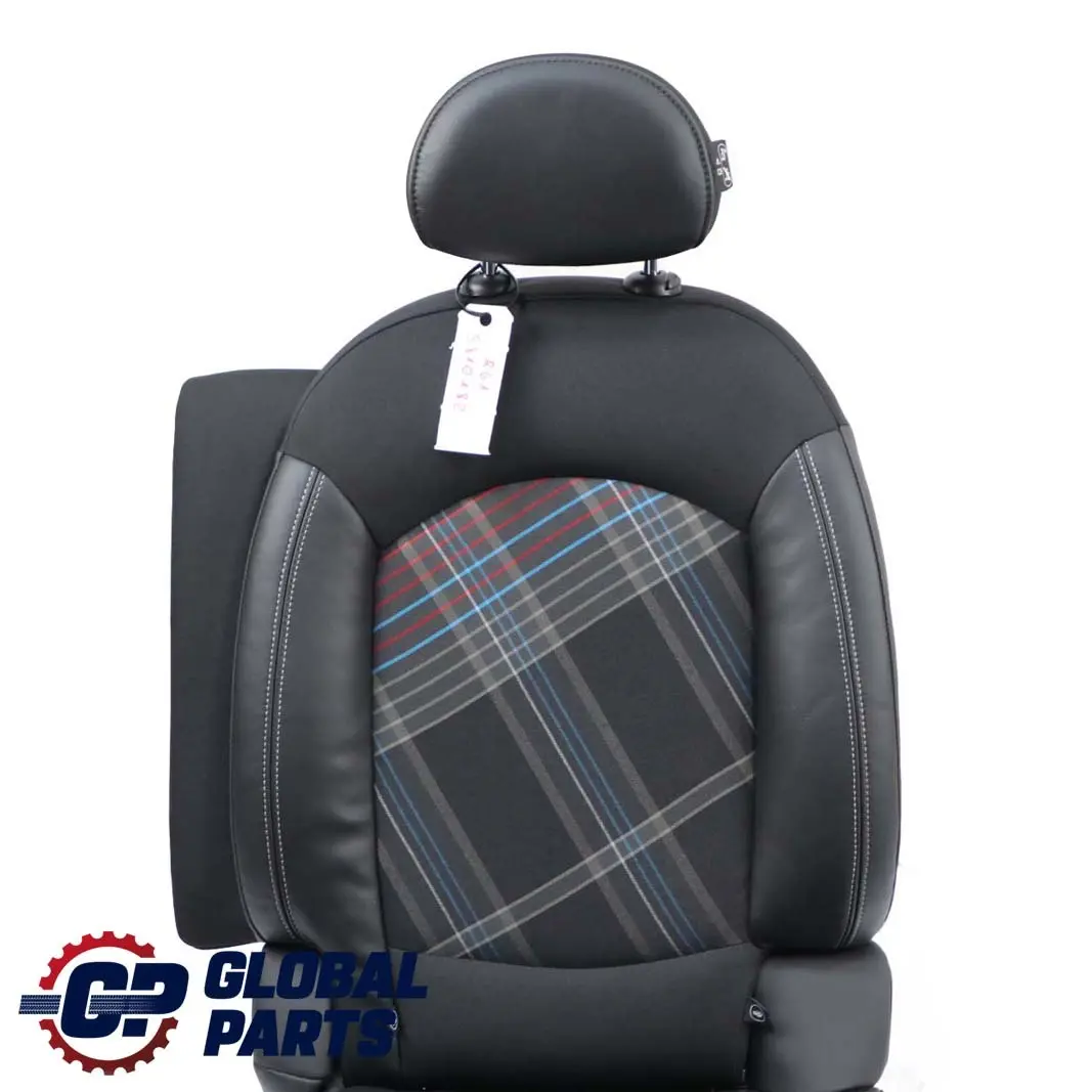 Mini Cooper R61 Paceman Sport Fabric Leather  Carbon Black Rear Left N/S Seat