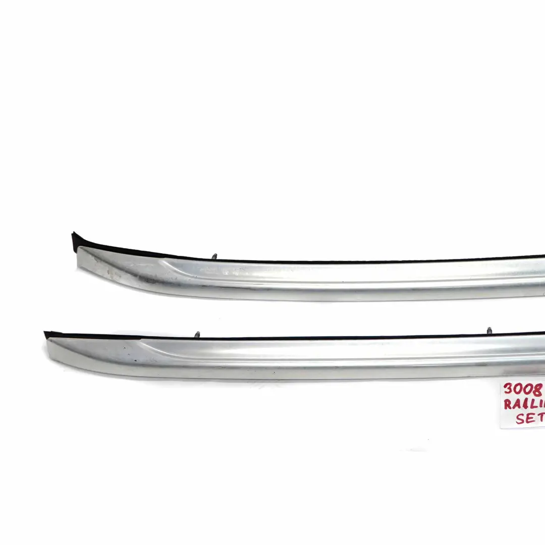 Peugeot 3008 Barrières de toit Gauche Droite Moulures de toit Aluminium Set