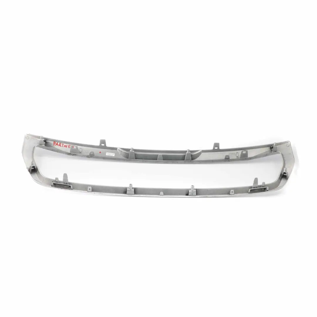 Peugeot Partner Front Bumper Centre Grille Covering Trim Chrome 9810964777