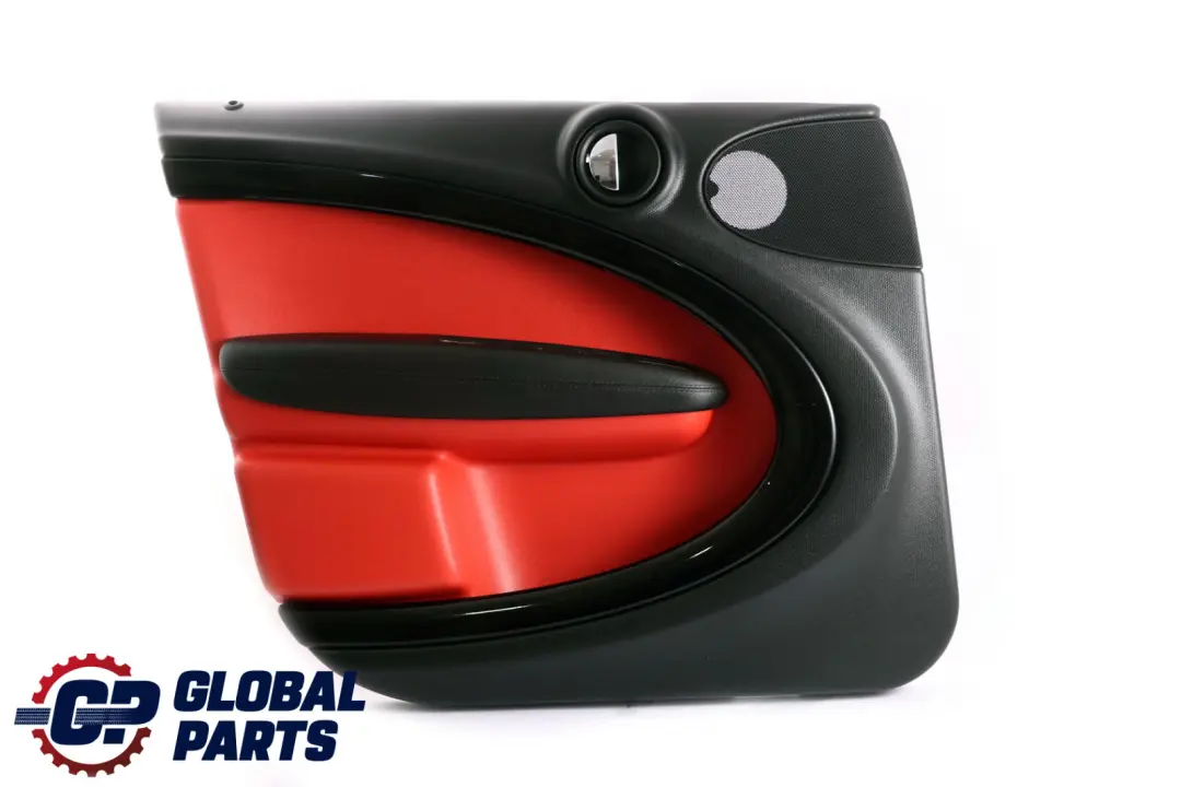 Mini Countryman R60 Front Left N/S Door Card Panel Carbon Black Pure Red