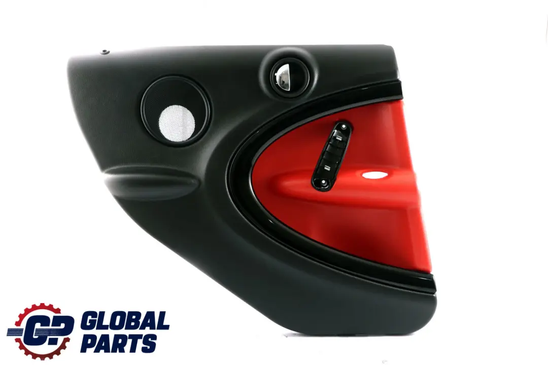 Mini Countryman R60 Rear Left N/S Door Card Panel Carbon Black Pure Red