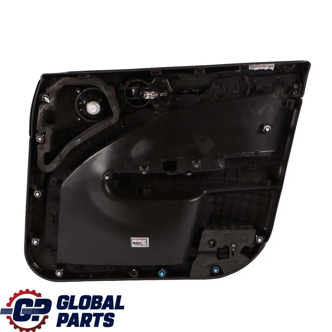 Mini R60 Cooper Delantero Izquierdo Panel De La Tarjeta De Puerta Negro Carbono