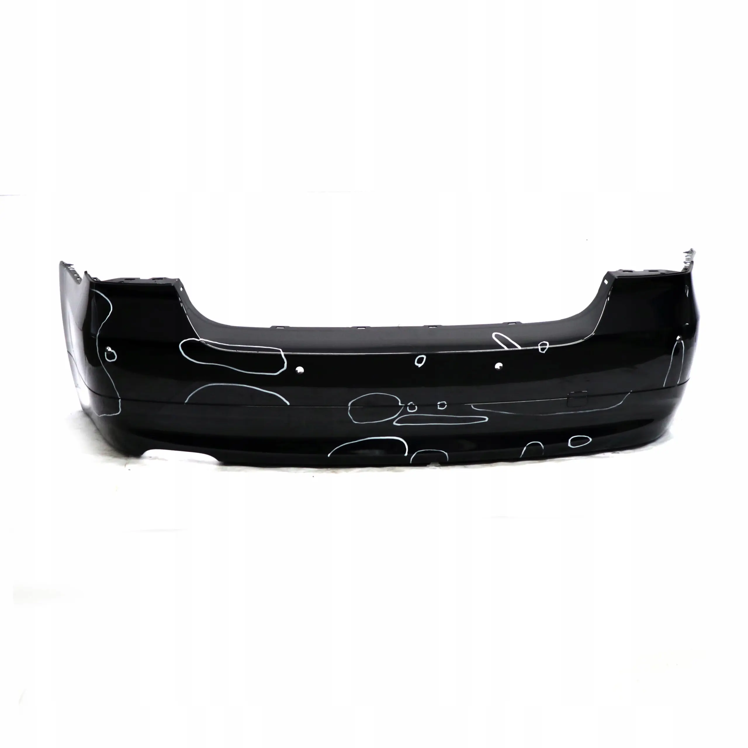 BMW 3 Series E90 6 Saloon Rear Bumper PDC Black Sapphire Metallic - 475