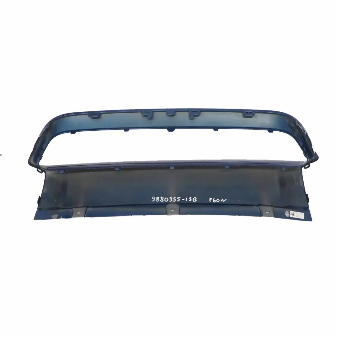 Mini Countryman F60 Front Bumper Lower Centre Trim Panel Cover Island Blue - C2M