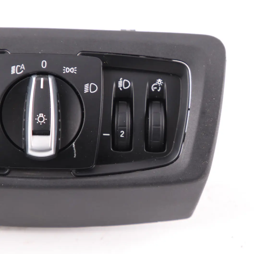 Light Switch BMW F15 F45 F46 Control Element Headlight Headlamp Black 9865814