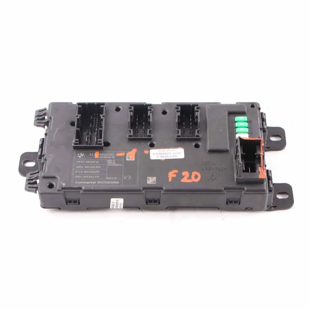 BMW F20 Body Control Unit Module REM Fuse Box 9866980