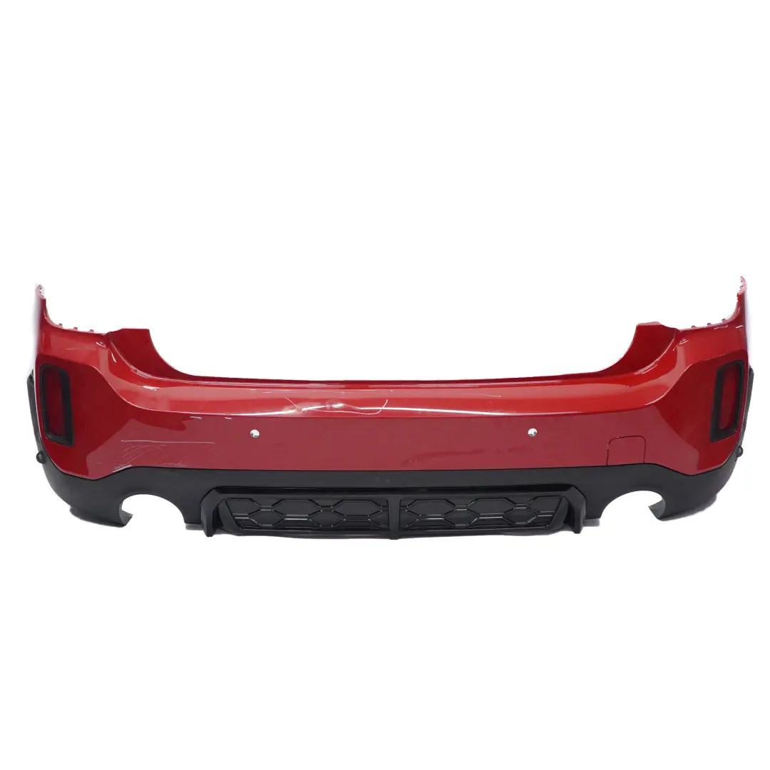 Mini F60 LCI Countryman Bumper Rear Trim Panel JCW PDC Complete Chili Red - 851