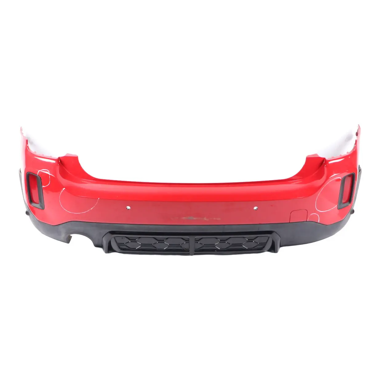 Mini F60 LCI Countryman Bumper Rear Trim Panel JCW PDC Complete Chili Red - 851