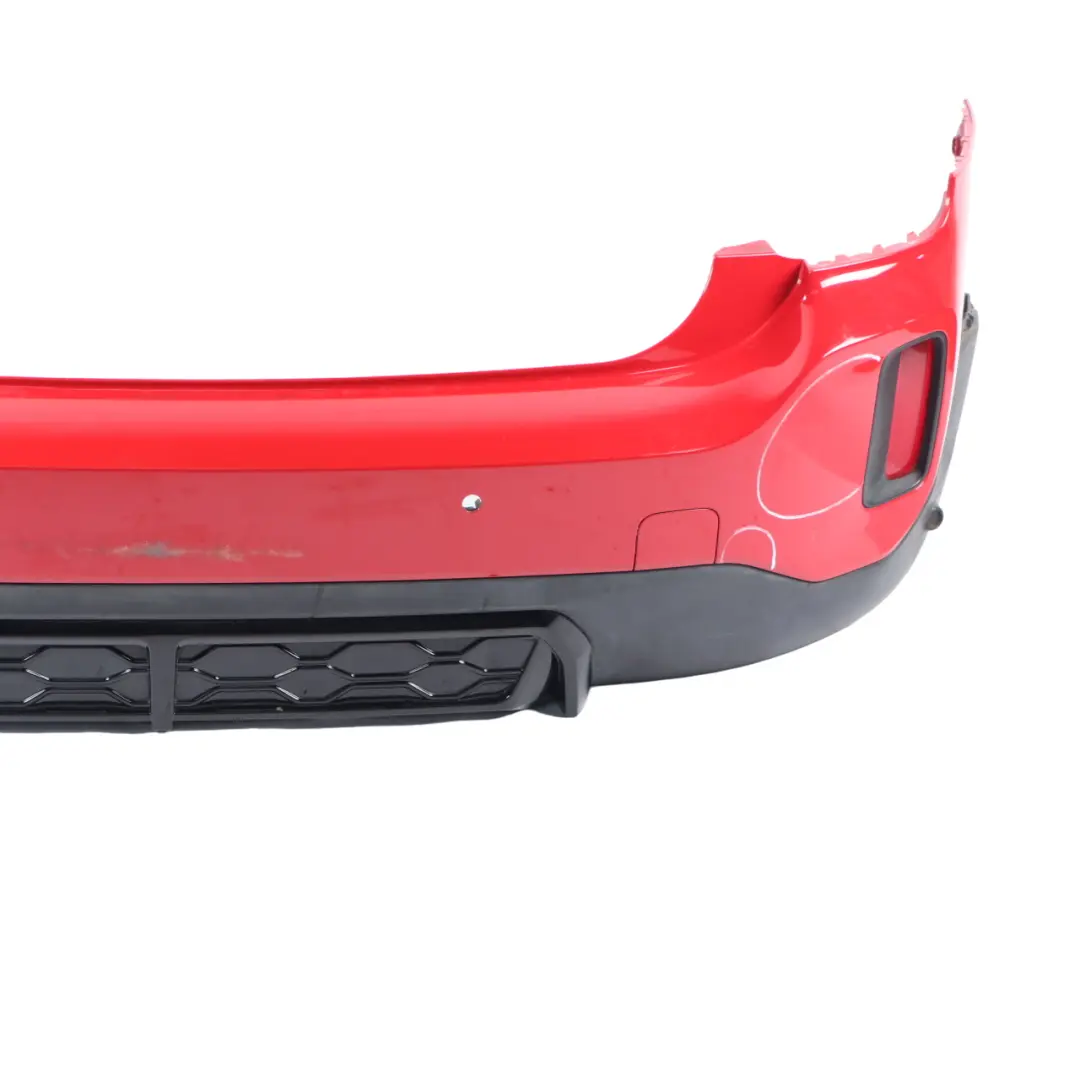 Mini F60 LCI Countryman Bumper Rear Trim Panel JCW PDC Complete Chili Red - 851