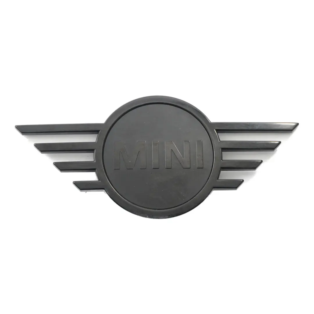 Mini F60 Tapa trasera maletero Insignia Emblema Adherido Negro 9880865