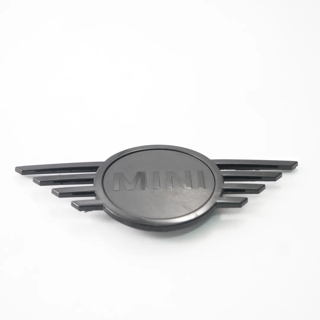 Mini F60 Tapa trasera maletero Insignia Emblema Adherido Negro 9880865